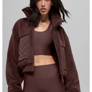 Alo Sherpa Edge Bomber Jacket